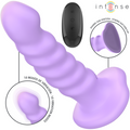 INTENSE - BRENDA WIBRATOR ROZMIAR M SPIRALNY WZÓR 10 WIBRACJI FIOLETOWY ZDALNE STEROWANIE