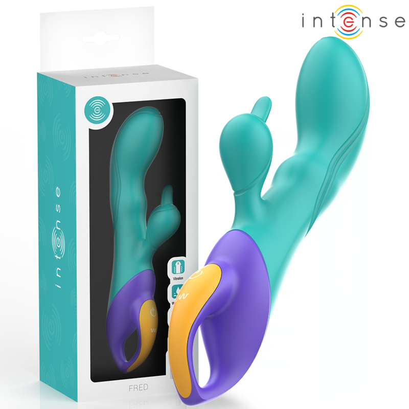 INTENSYWNY - WIBRATOR FRED RABBIT NIEBIESKI