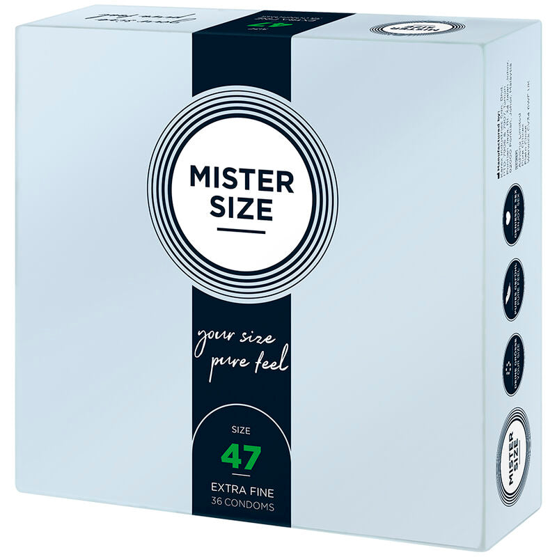 MISTER SIZE - PREZERWATYWY ROZMIAR XS 47 MM (36 SZT.)
