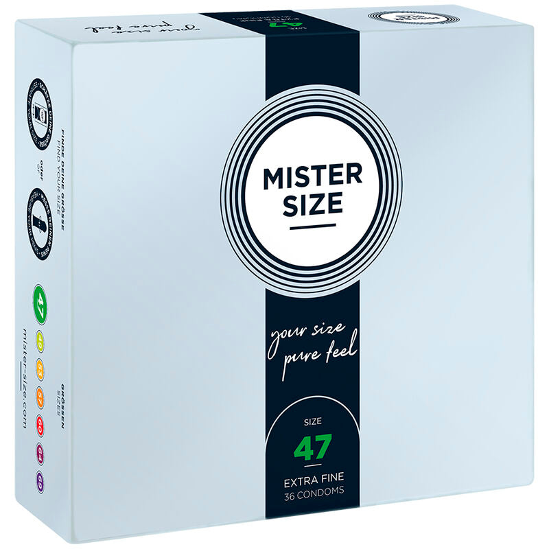 MISTER SIZE - PREZERWATYWY ROZMIAR XS 47 MM (36 SZT.)