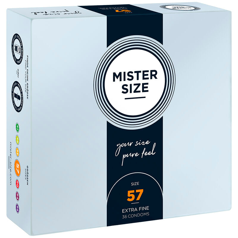 MISTER SIZE - PREZERWATYWY ROZMIAR L 57 MM (36 SZTUK)