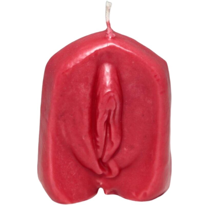 DIABLO PICANTE - ŚWIECA W KSZTAŁCIE WAGINY CZERWONA