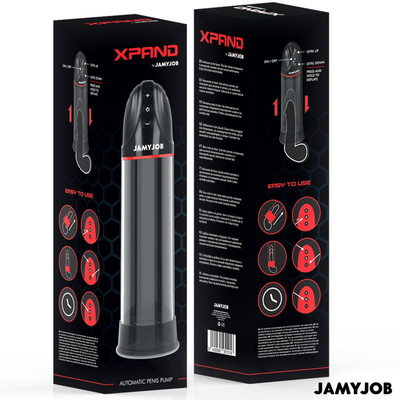 JAMYJOB - POMPKA AUTOMATYCZNA XPAND 3 POZIOMY SSANIA SZARA