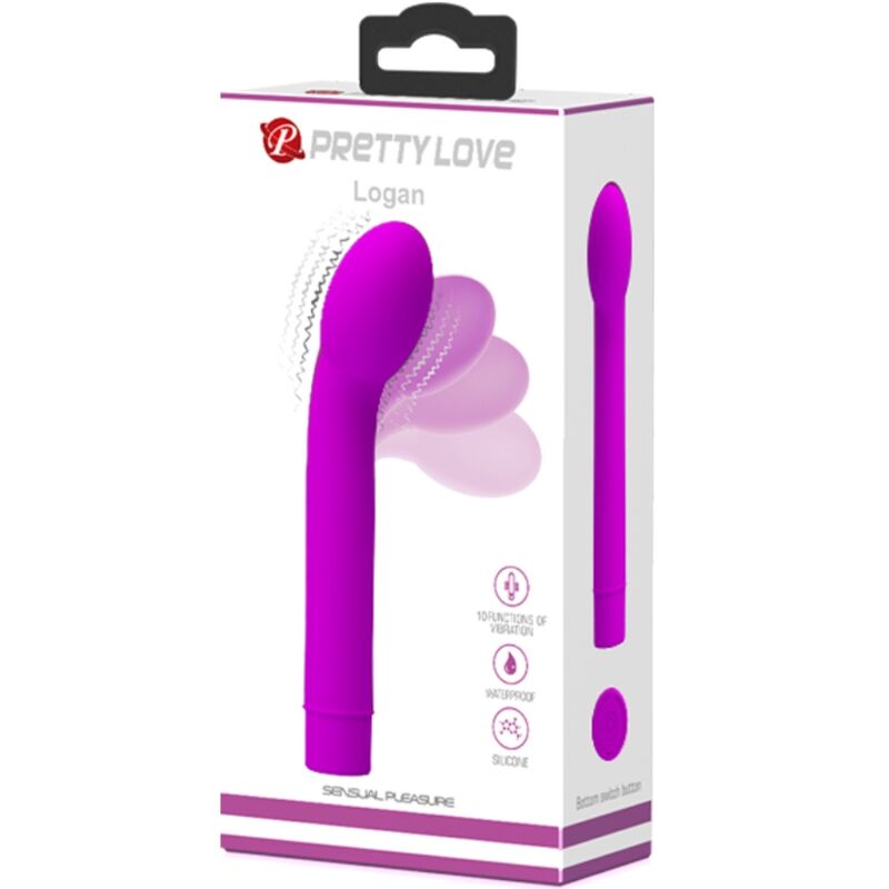 PRETTY LOVE - WIBRATOR PUNKTU G LOGAN 10 WIBRACJI FIOLETOWY