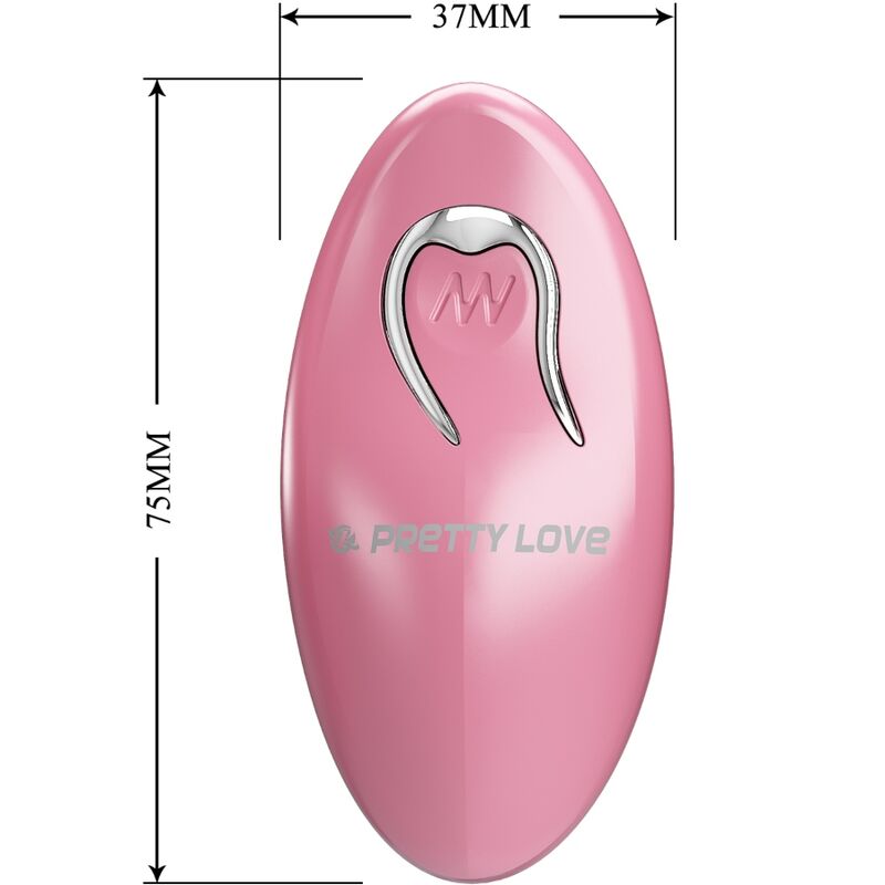 PRETTY LOVE - ZACISKI NA SUTKI CAILEY 10 WIBRACJI ZDALNE STEROWANIE RÓŻOWE