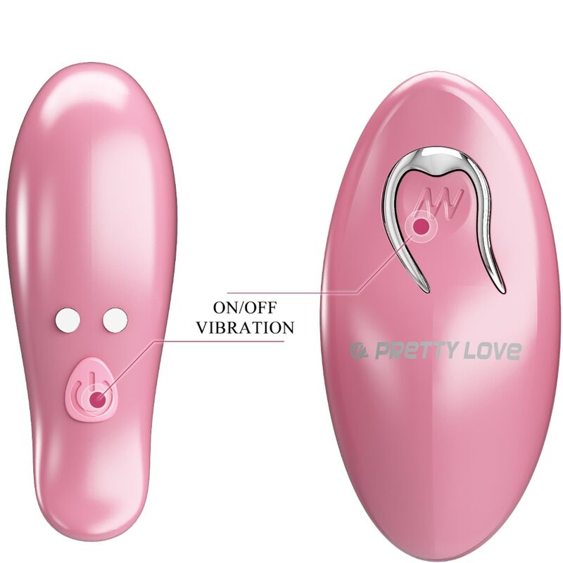 PRETTY LOVE - ZACISKI NA SUTKI CAILEY 10 WIBRACJI ZDALNE STEROWANIE RÓŻOWE