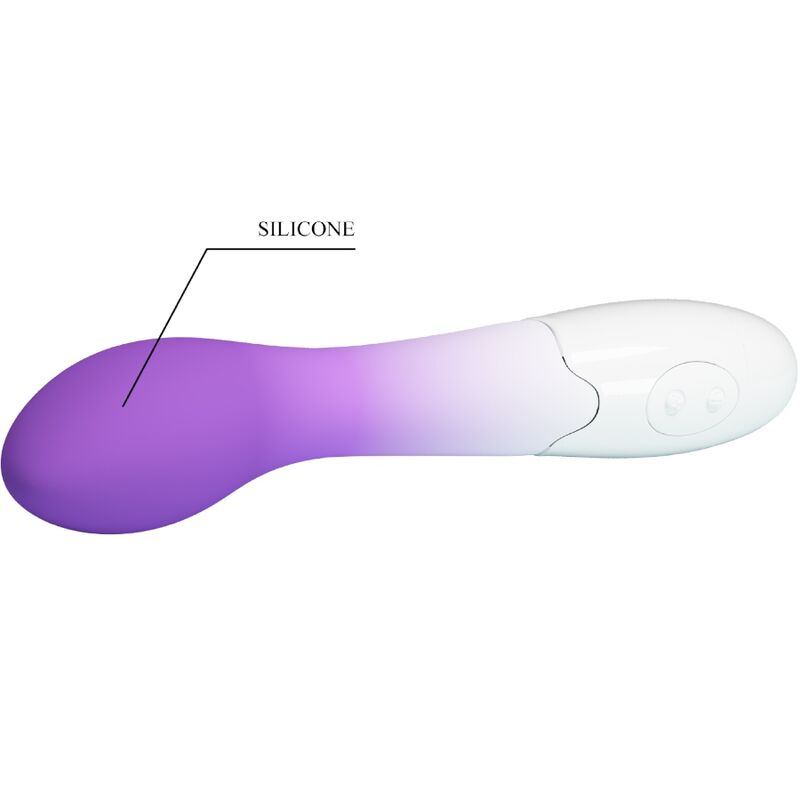 PRETTY LOVE - WIBRATOR BISHOP G-SPOT 30 WIBRACJI FIOLETOWY
