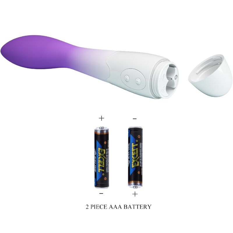 PRETTY LOVE - WIBRATOR BISHOP G-SPOT 30 WIBRACJI FIOLETOWY