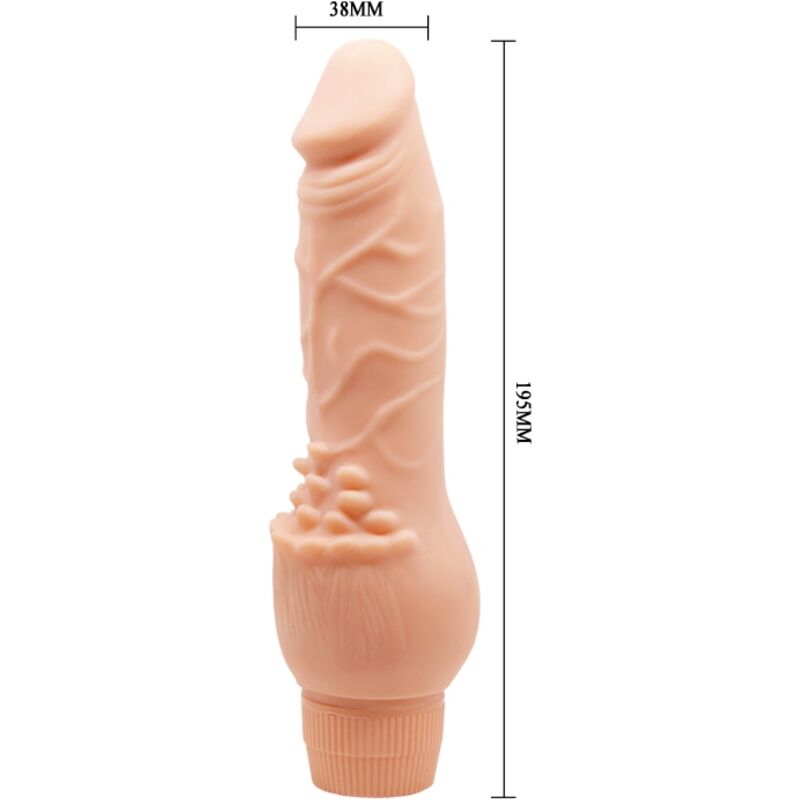 BAILE - REALISTYCZNY WIBRATOR BARBARA 19,5 CM CIELISTY