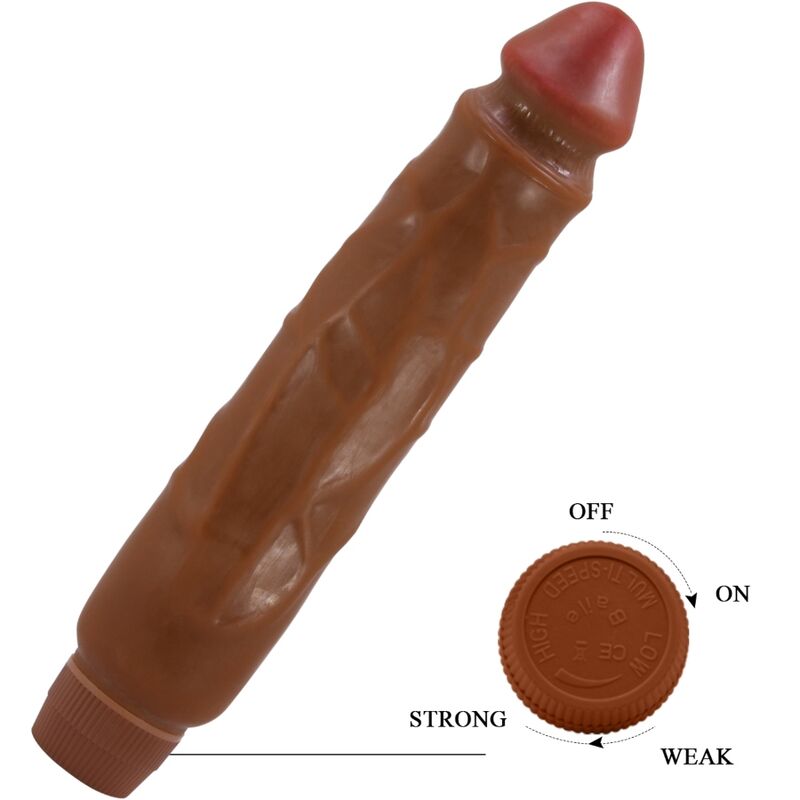 BAILE - REALISTYCZNY WIBRATOR JACK 26 CM MULATTO