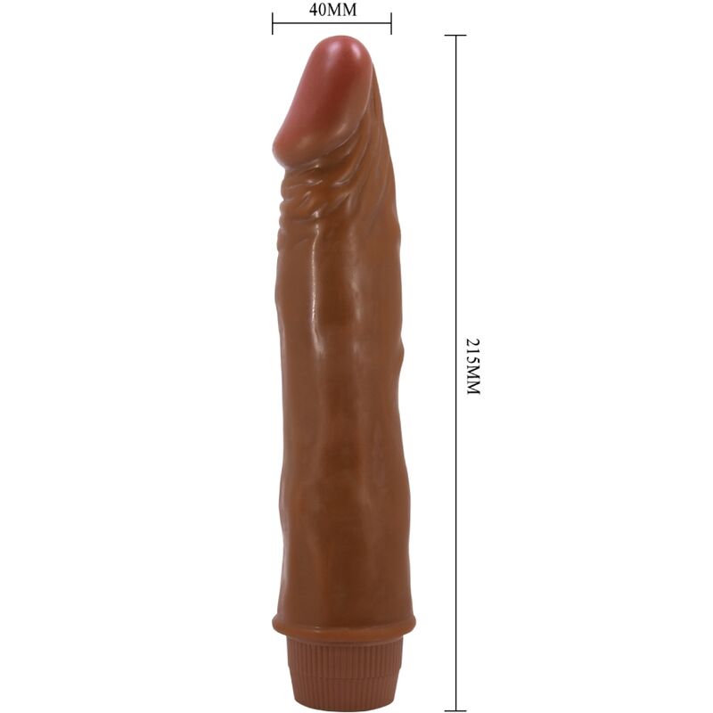 BAILE - REALISTYCZNY WIBRATOR KRASNOLUDEK 21 CM MULAT