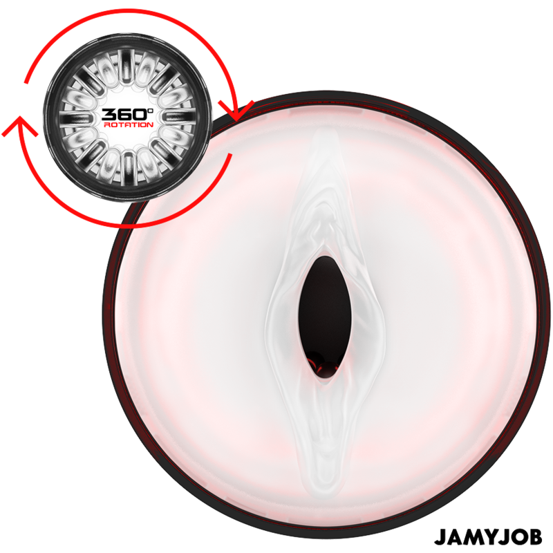 JAMYJOB - STORM AUTOMATYCZNY MASTURBATOR WAGINALNY Z 10 TRYBAMI OBROTÓW I PCHANIA