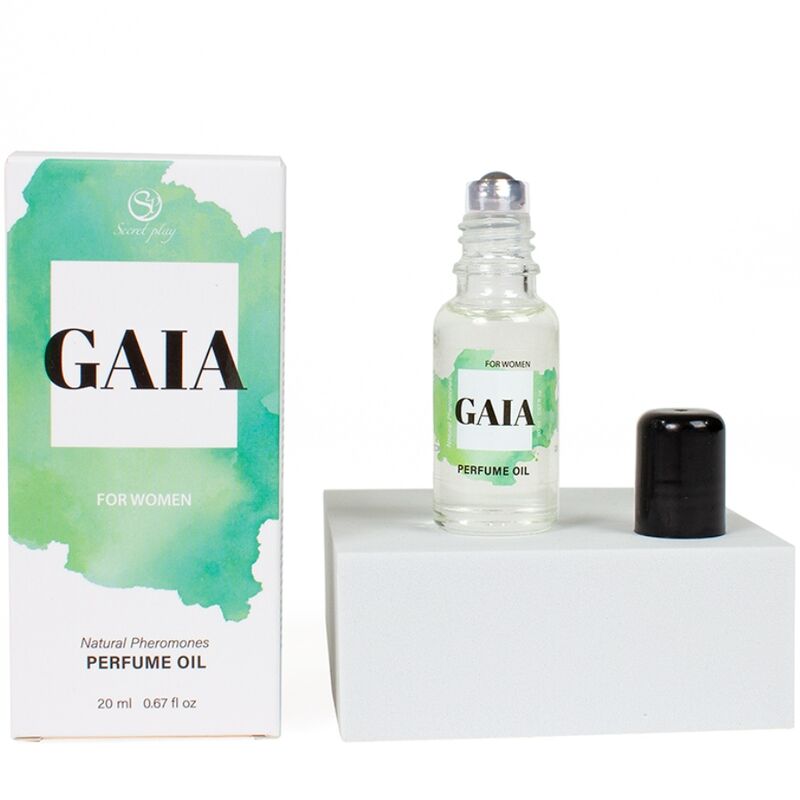 SECRETPLAY - GAIA NATURALNE PERFUMY Z FEROMONAMI W OLEJKU DLA KOBIET 20 ML