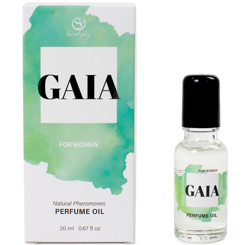 SECRETPLAY - GAIA NATURALNE PERFUMY Z FEROMONAMI W OLEJKU DLA KOBIET 20 ML