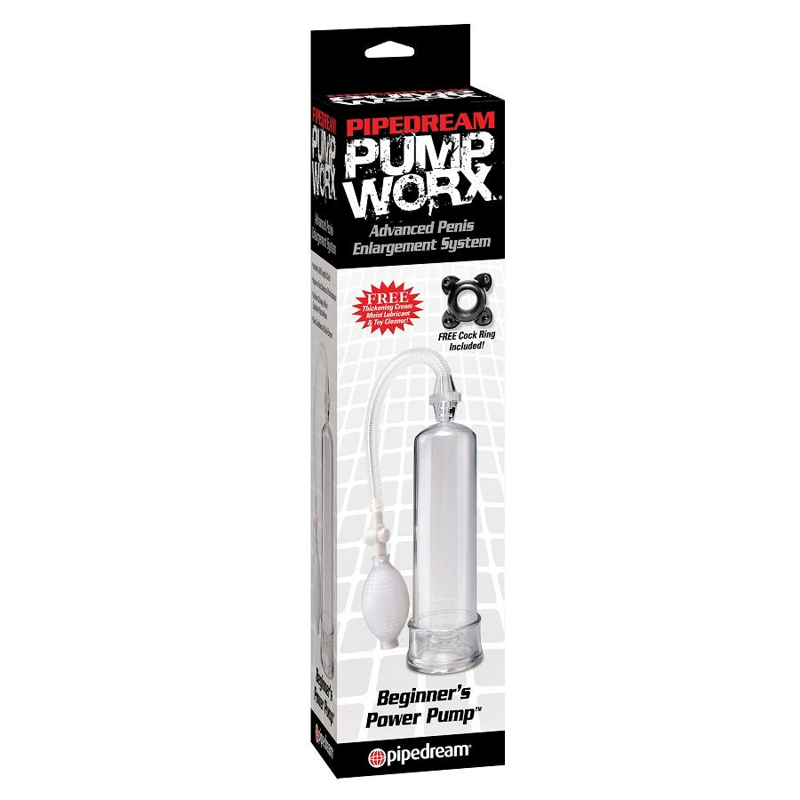 PUMP WORX - POCZĄTKUJĄCY POWER PUMP PRZEZROCZYSTY - TRANSPARENTNY
