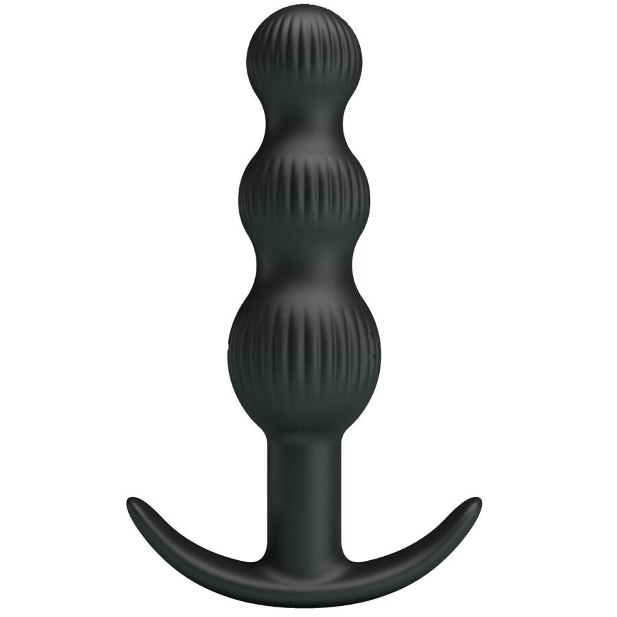PRETTY LOVE - WIBRATOR ANALNY SIDNEY 10 WIBRACJI CZARNY