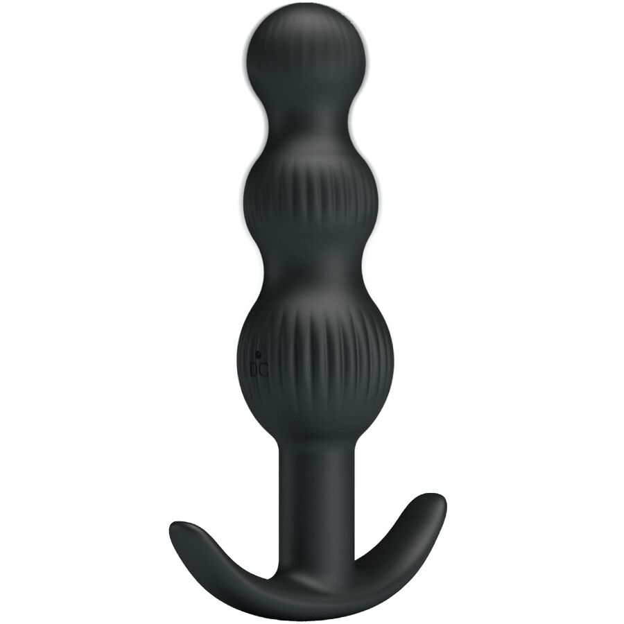 PRETTY LOVE - WIBRATOR ANALNY SIDNEY 10 WIBRACJI CZARNY