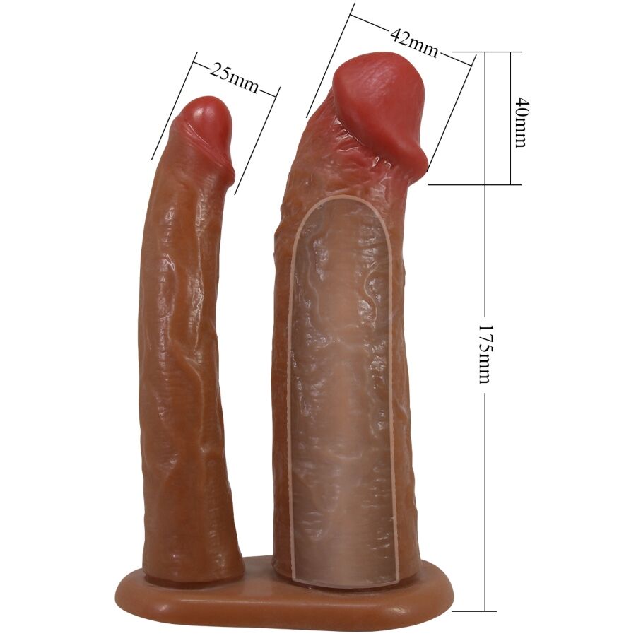 PRETTY LOVE - KEAVEN HARNESS MAJTKI UNIWERSALNE I WYGODNE PODWÓJNE DILDO