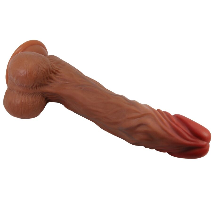 BAILE - REALISTYCZNE DILDO CALISTO 24 CM W KOLORZE CIELISTYM