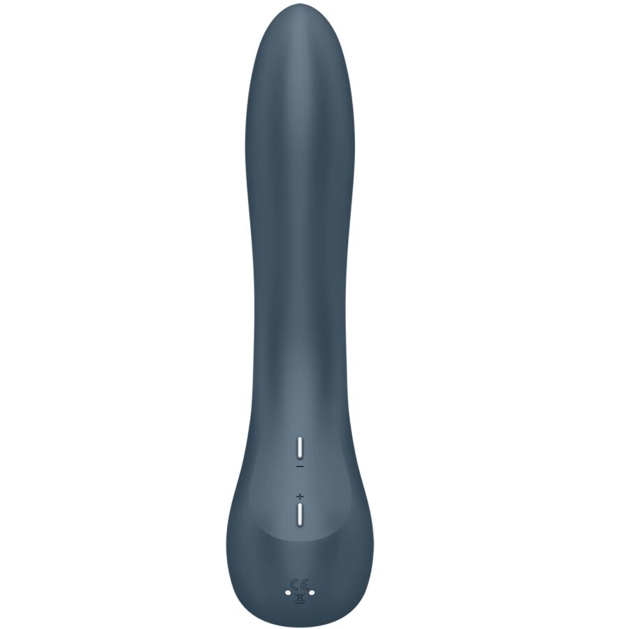 SATISFYER - WIBRATOR G-SPOT WAVE 4 Z 12 PROGRAMAMI WIBRACJI CIEMNOSZARY
