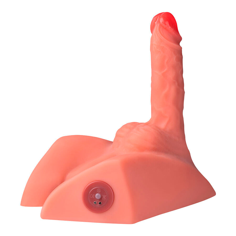XISE – MICHAEL REALISTYCZNE DILDO I MASTURBATOR ANALNY Z FUNKCJĄ TŁOCZENIA 15 CM