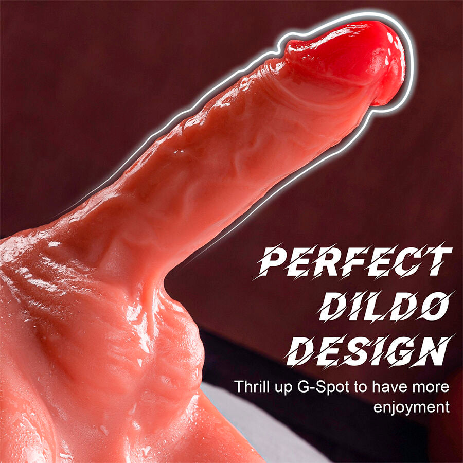 XISE – MICHAEL REALISTYCZNE DILDO I MASTURBATOR ANALNY Z FUNKCJĄ TŁOCZENIA 15 CM