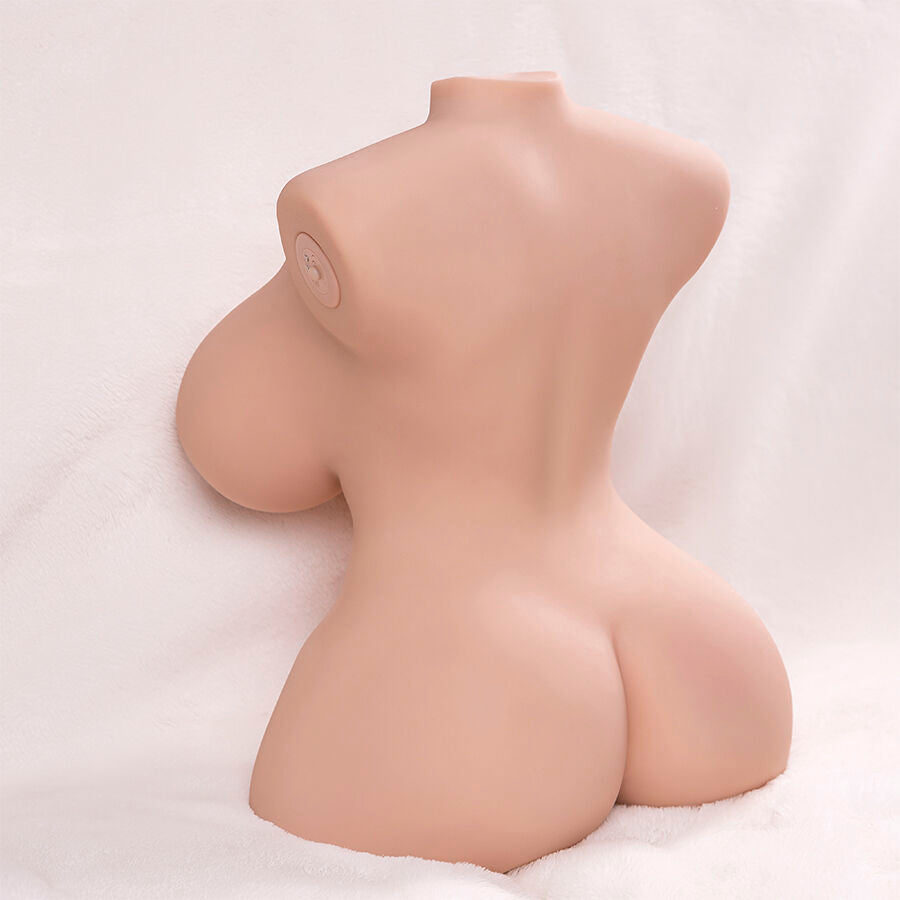XISE - MAŁY REALISTYCZNY TUŁÓW DO PCHANIA Z KOBIECĄ WIBRACJĄ 40 CM