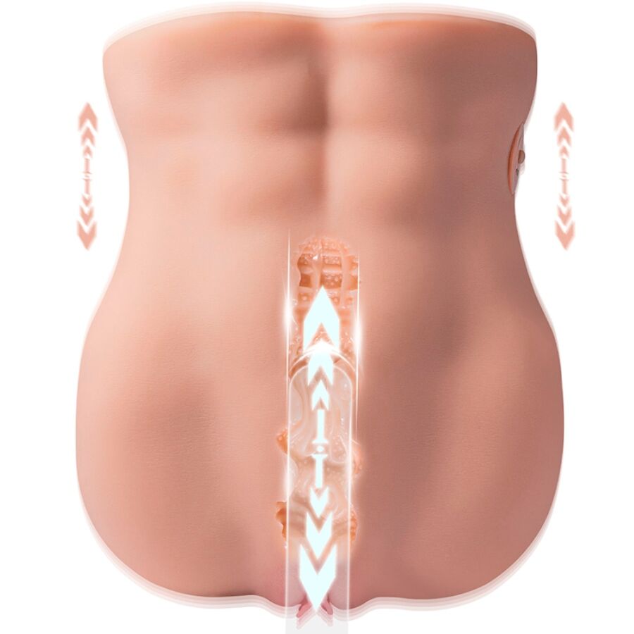 XISE - LYDIA KOBIETA MASTURBATOR POCHWOWY Z FUNKCJĄ WSUWANIA 25 CM