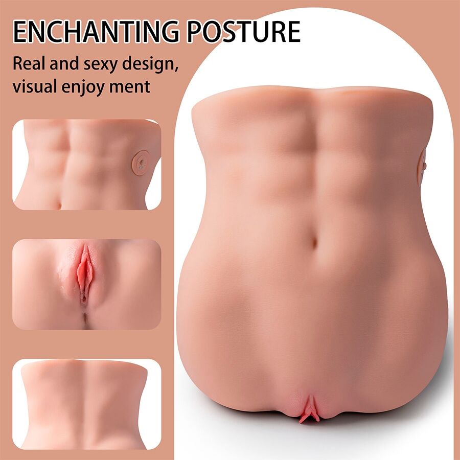 XISE - LYDIA KOBIETA MASTURBATOR POCHWOWY Z FUNKCJĄ WSUWANIA 25 CM
