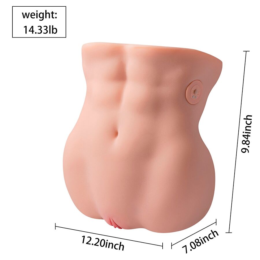 XISE - LYDIA KOBIETA MASTURBATOR POCHWOWY Z FUNKCJĄ WSUWANIA 25 CM