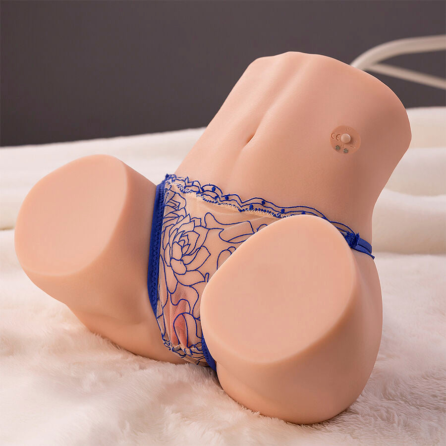 XISE - MAYA REALISTYCZNY MASTURBATOR WAGINALNY I ANALNY Z WIBRACJAMI I FUNKCJĄ SSANIA 4.5 KG