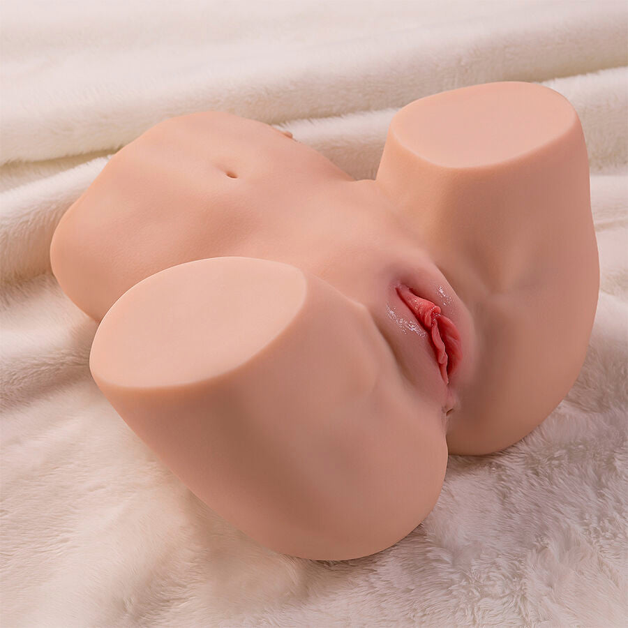 XISE - MAYA REALISTYCZNY MASTURBATOR WAGINALNY I ANALNY Z WIBRACJAMI I FUNKCJĄ SSANIA 4.5 KG