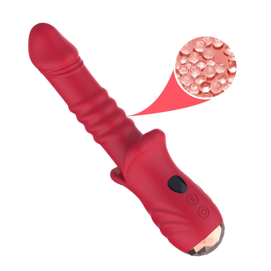 ARMONY – POINT A STYMULUJĄCY WIBRATOR DILDO CZERWONY