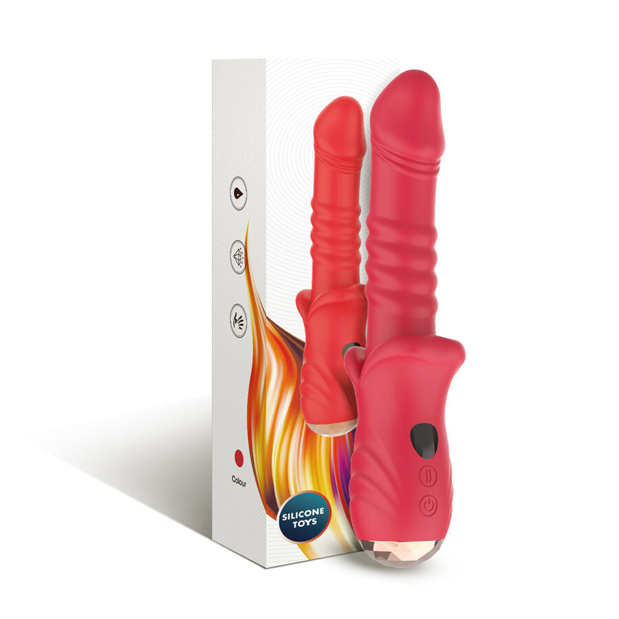 ARMONY – POINT A STYMULUJĄCY WIBRATOR DILDO CZERWONY