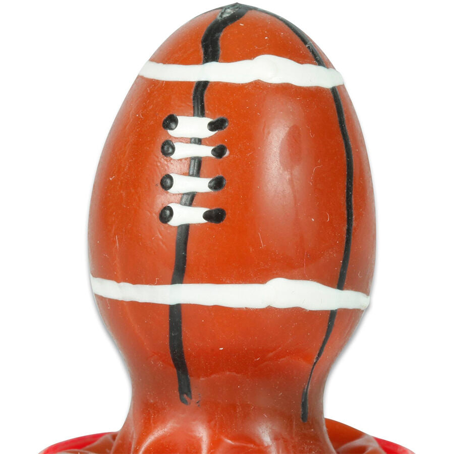 CONDOMERIE - RĘCZNIE MALOWANE PREZERWATYWY ZABAWNE PIŁKA RUGBY