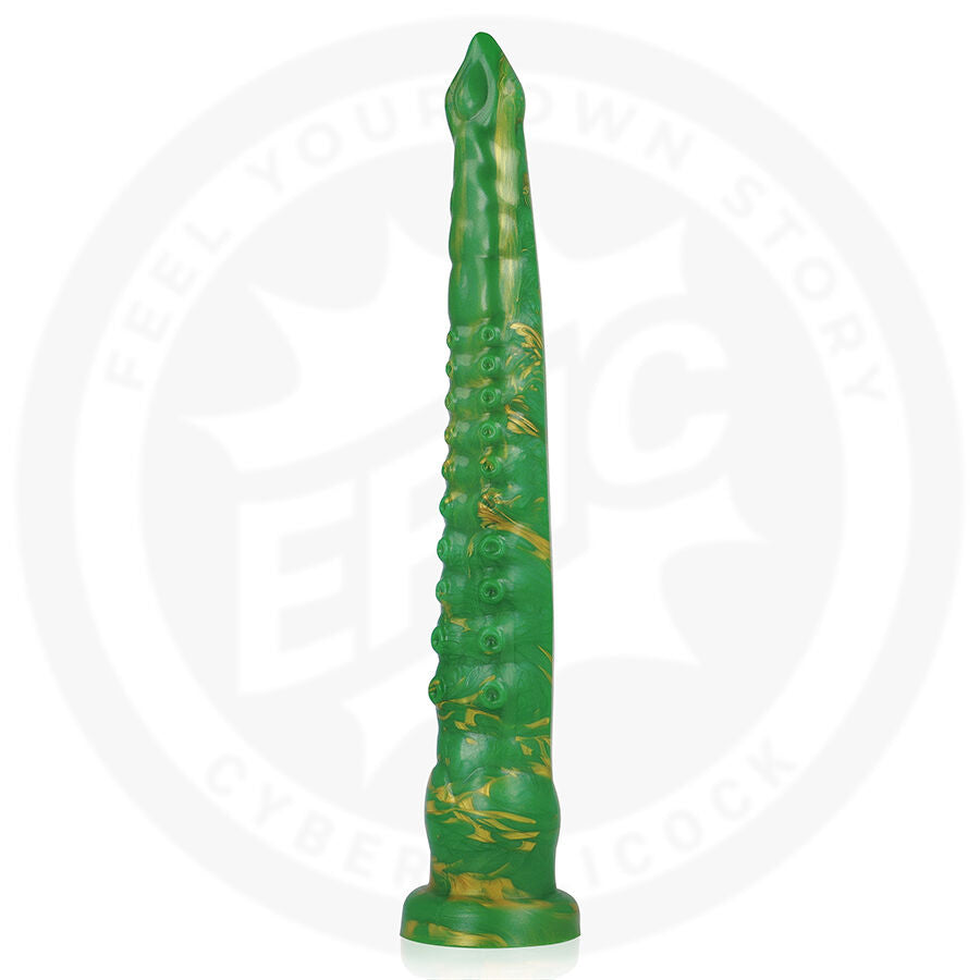 EPICZNY - DILDO HYLOS ZIELONY BŁYSK
