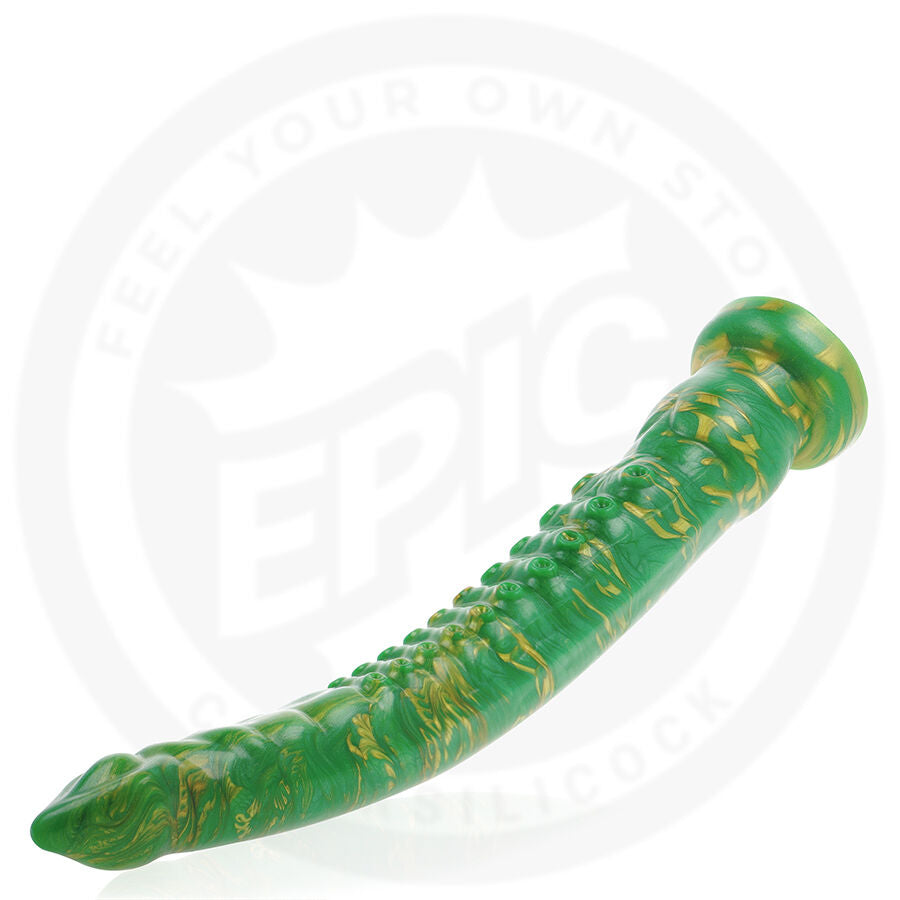 EPICZNY - DILDO HYLOS ZIELONY BŁYSK