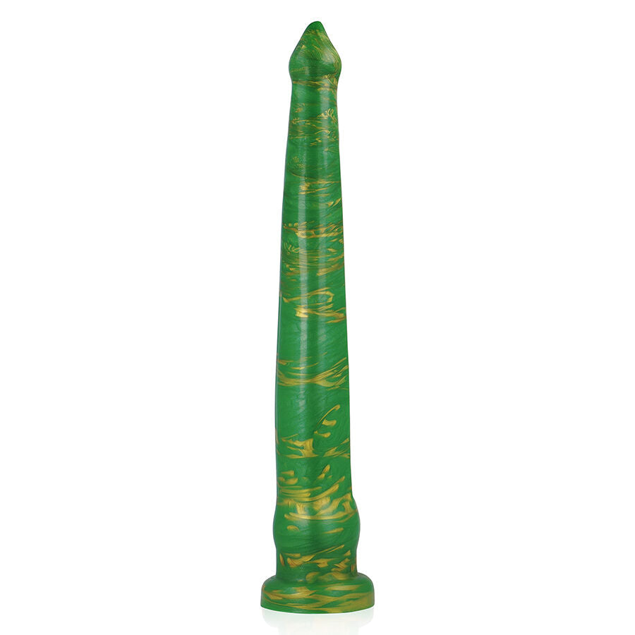 EPICZNY - DILDO HYLOS ZIELONY BŁYSK