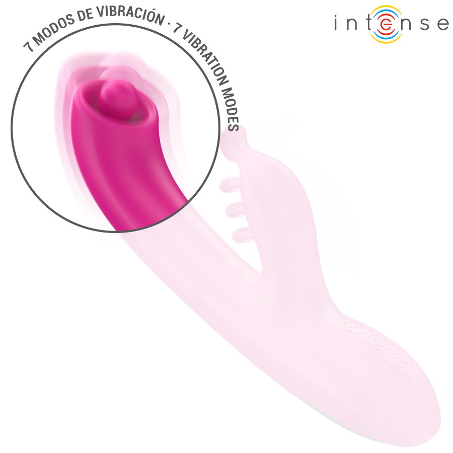 INTENSE - CHRISTINA WIELOFUNKCYJNY WIBRATOR KRÓLICZEK 22,5 CM RÓŻOWY