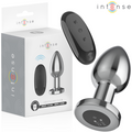 INTENSE – KOREK ANALNY 10 WIBRACJI METALOWY Z PILOTEM L