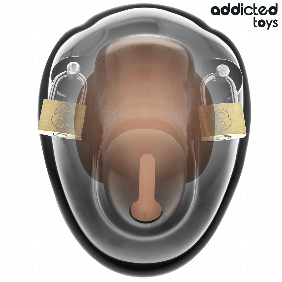 ADDICTED TOYS LOCKED — KAJDANKI NA PENISA BEZ KLUCZYKÓW 11.5 CM