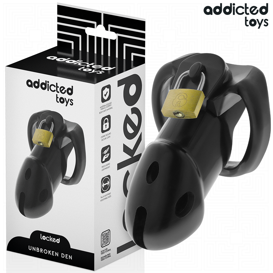 ADDICTED TOYS LOCKED - NIENARUSZONA KLATKA NA PENISA 9.8 CM