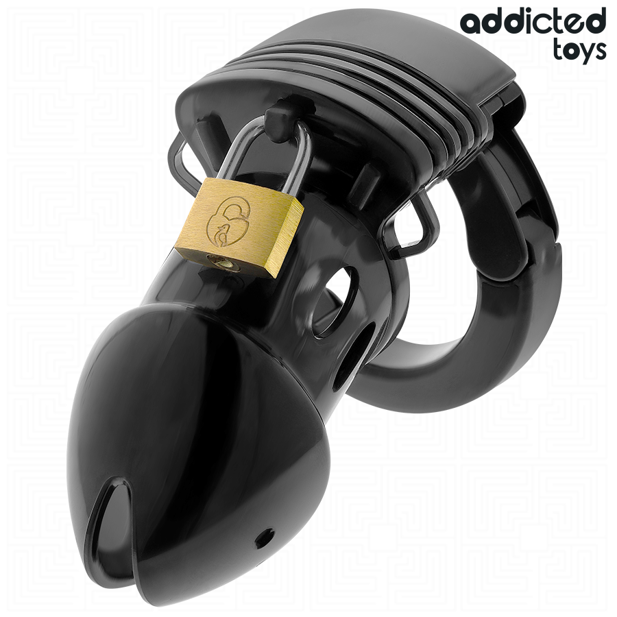 ADDICTED TOYS ZABLOKOWANE - GŁĘBOKOŚCI CNOTY KLATKA NA PENISA 7.5 CM
