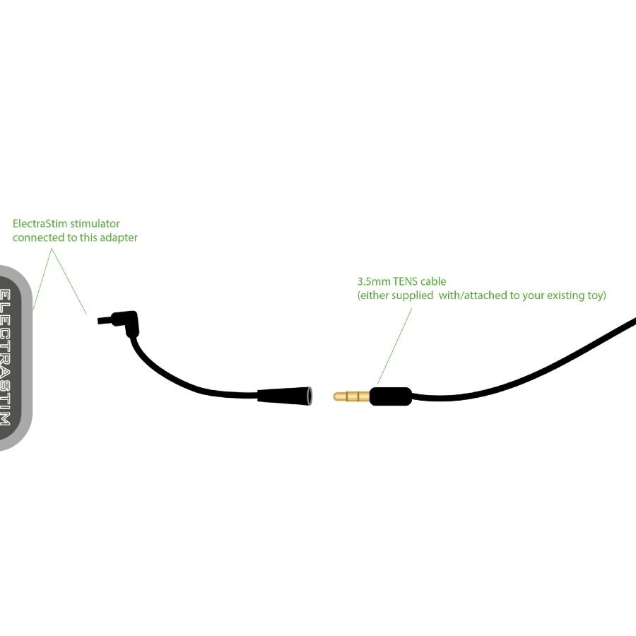 ELECTRASTIM - STANDARDOWY ADAPTER Z GNIAZDA NA JACK 3,5 MM