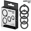 ADDICTED TOYS - ZESTAW SILIKONOWYCH PIERŚCIENI UCISKOWYCH