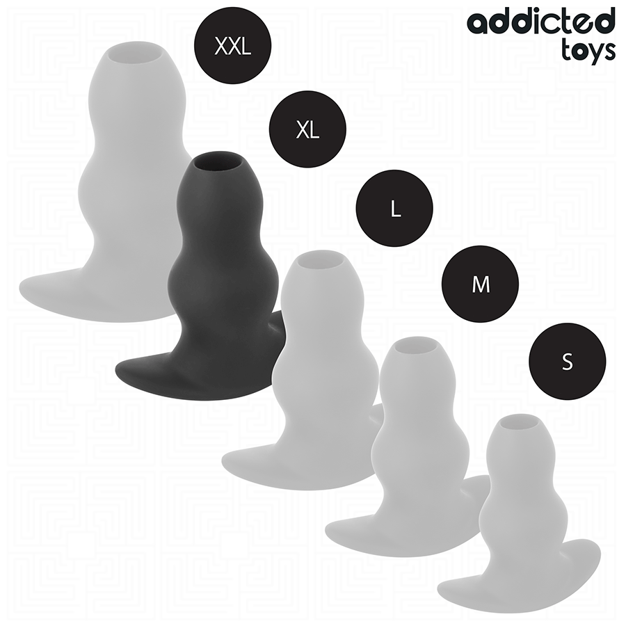 ADDICTED TOYS - PUSTY KOREK ANALNY SILIKONOWY ROZMIAR XL 13.9 CM