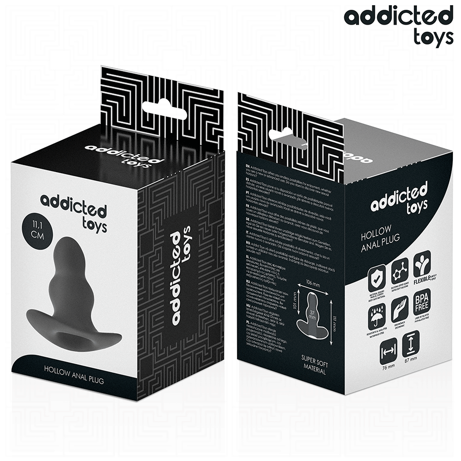 ADDICTED TOYS - PUSTY KOREK ANALNY SILIKONOWY ROZMIAR L 11,1 CM