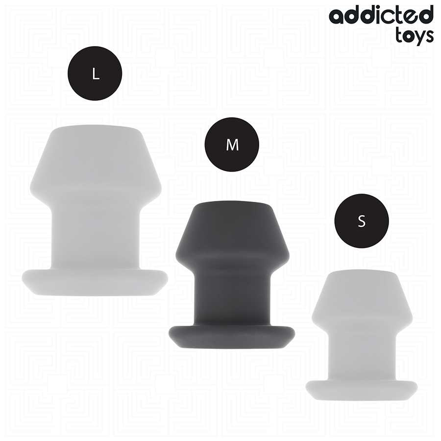 ADDICTED TOYS - EKSTREMALNY PUSTY KOREK ANALNY SILIKON ROZMIAR M 8.7 CM