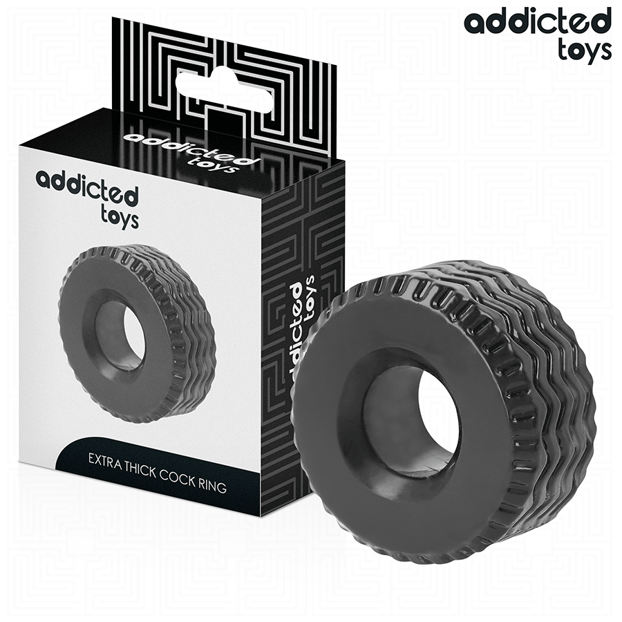 ADDICTED TOYS - BARDZO GRUBY PIERŚCIEŃ NA PENISA
