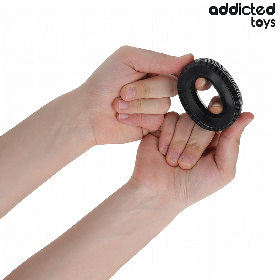 ADDICTED TOYS - BARDZO GRUBY PIERŚCIEŃ NA PENISA